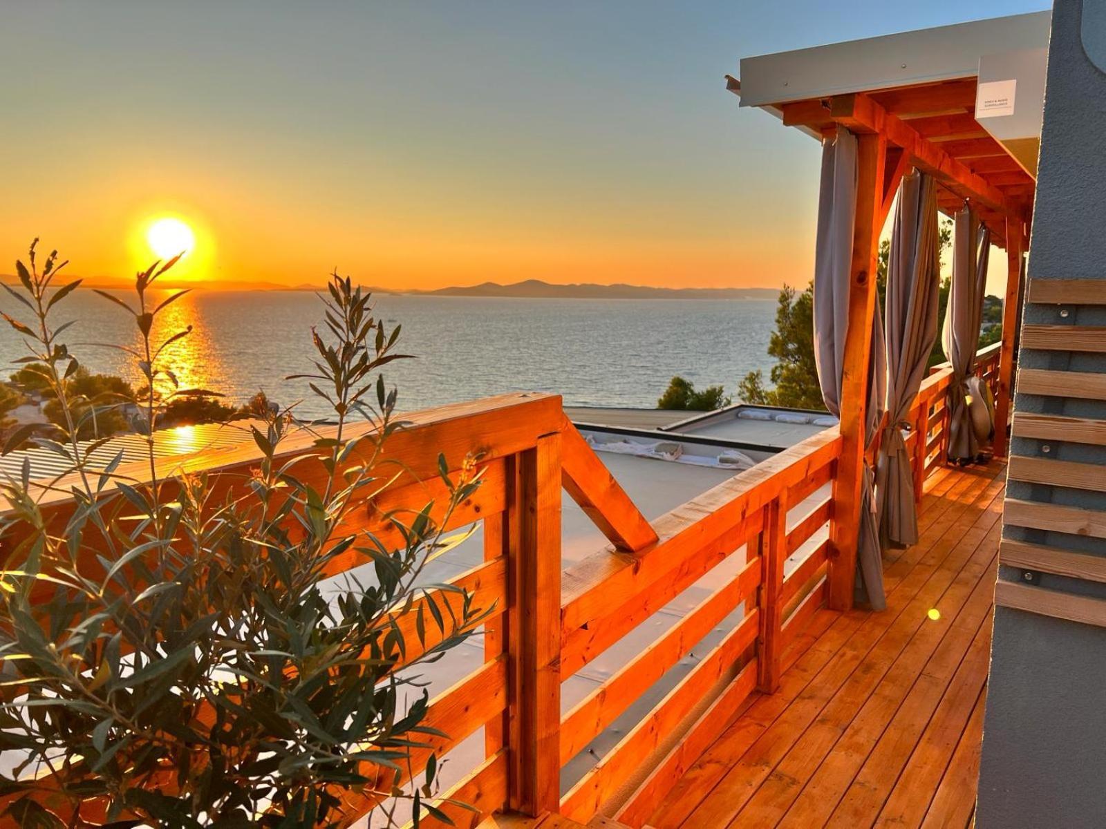 D-View Premium Mobile Home - Panoramic Seaview - 150 M From Beach, Free Parking Drage Extérieur photo