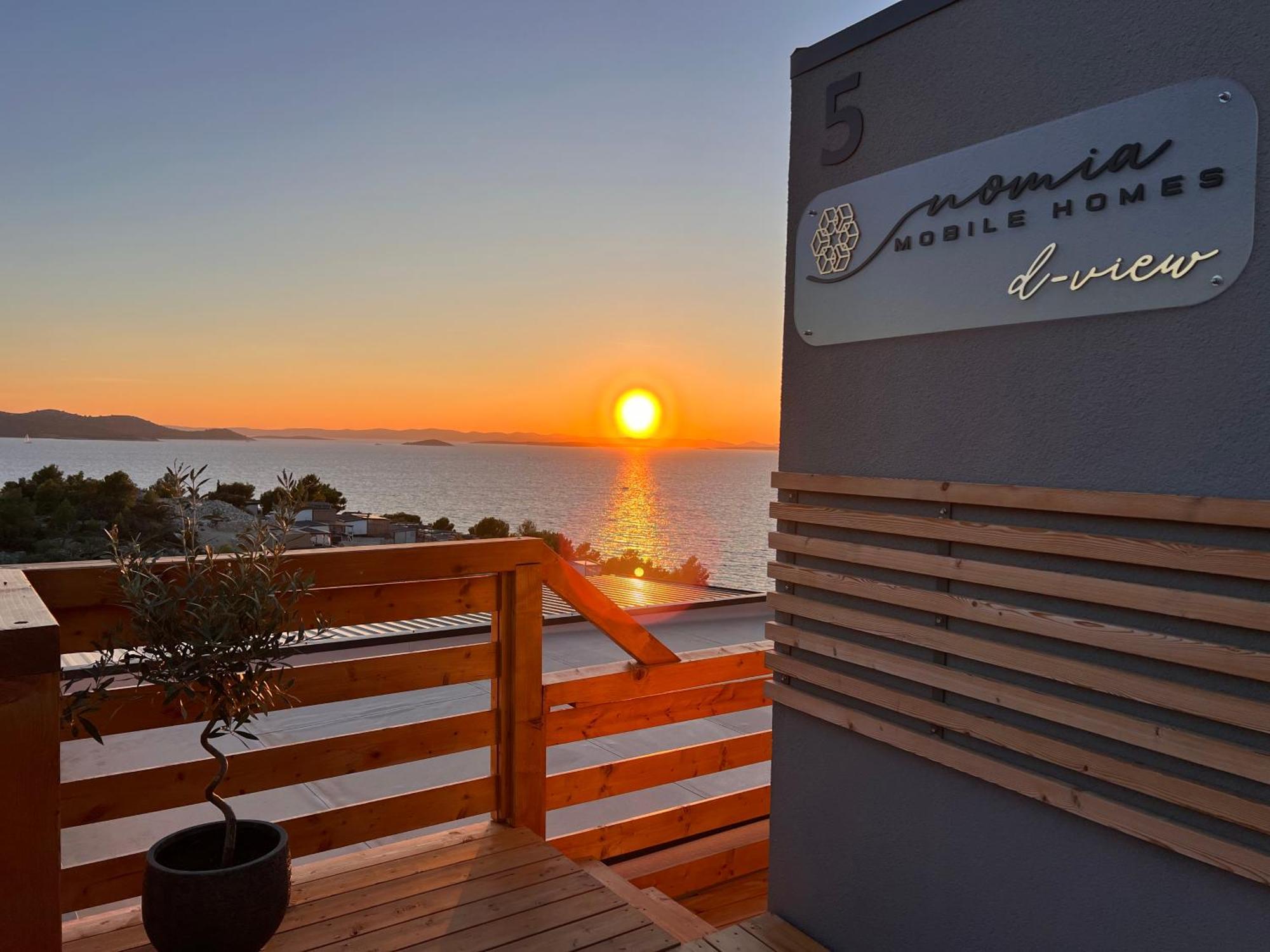 D-View Premium Mobile Home - Panoramic Seaview - 150 M From Beach, Free Parking Drage Extérieur photo