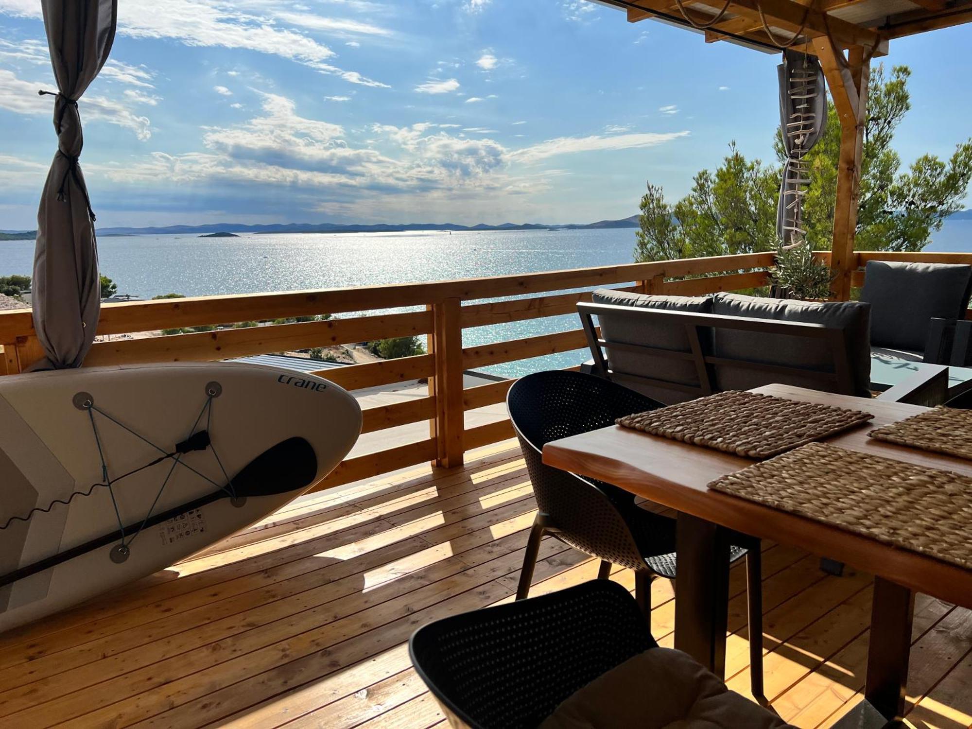D-View Premium Mobile Home - Panoramic Seaview - 150 M From Beach, Free Parking Drage Extérieur photo