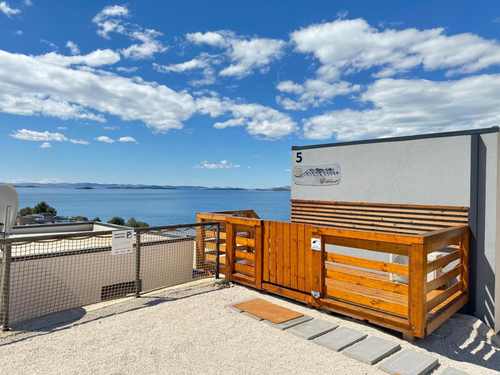 D-View Premium Mobile Home - Panoramic Seaview - 150 M From Beach, Free Parking Drage Extérieur photo