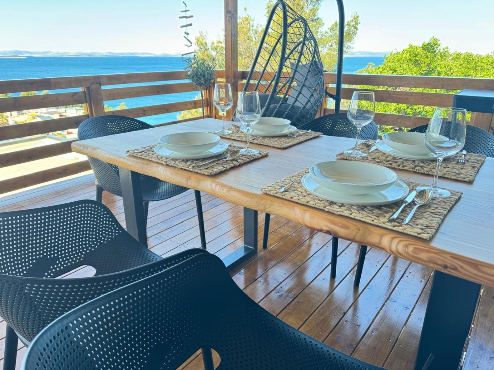 D-View Premium Mobile Home - Panoramic Seaview - 150 M From Beach, Free Parking Drage Extérieur photo